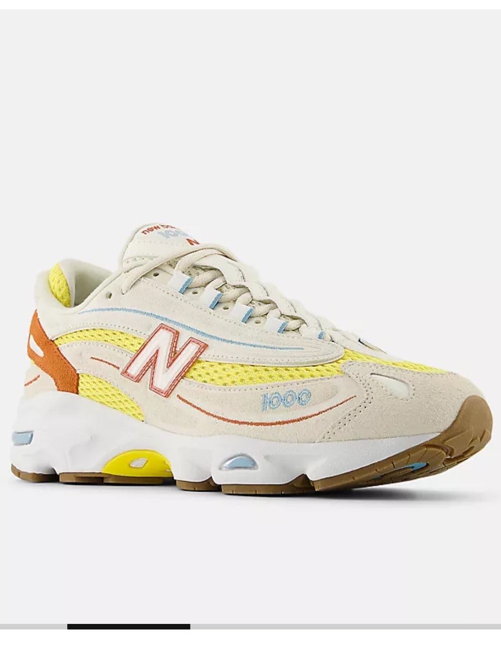 New Balance 1000 Sneaker Linen with Star Burst U10003EG